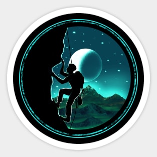 Mountain Climbing Sticker